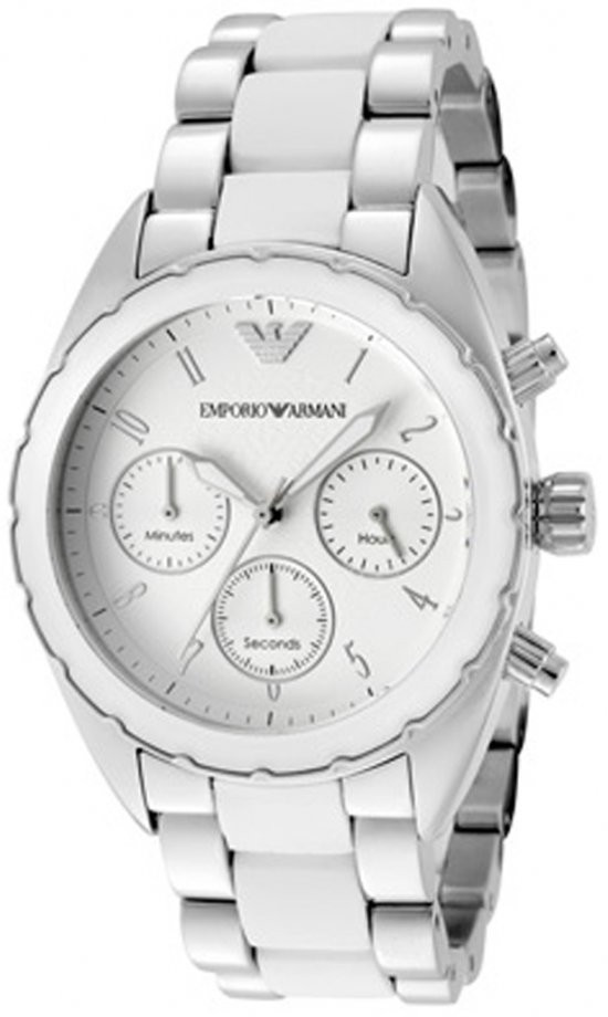 AAA 1:1 Replica Emporio-Armani Ladies Watches White Dial Quartz 35MM AR5940 Watch
