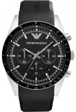 AAA 1:1 Replica Emporio-Armani Mens Watches Black Dial Quartz 43MM AR5985 Watch