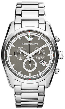 AAA 1:1 Replica Emporio-Armani-Sportivo Mens Watches Gray Dial Quartz 42.5MM AR6008 Watch