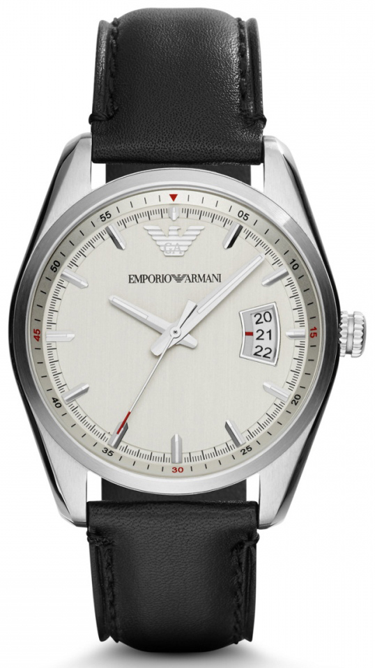 AAA 1:1 Replica Emporio-Armani-Sportivo Mens Watches Silver Dial Quartz 39MM AR6015 Watch