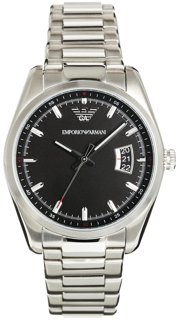 AAA 1:1 Replica Emporio-Armani-Sportivo Mens Watches Black Dial Quartz 39MM AR6019 Watch