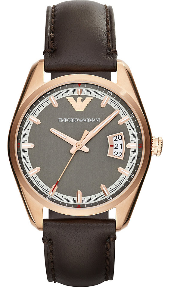 AAA 1:1 Replica Emporio-Armani-Sportivo Mens Watches Gray Dial Quartz 36MM AR6024 Watch