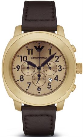 AAA 1:1 Replica Emporio-Armani-Sportivo Mens Watches Beige Dial Quartz 46MM AR6062 Watch