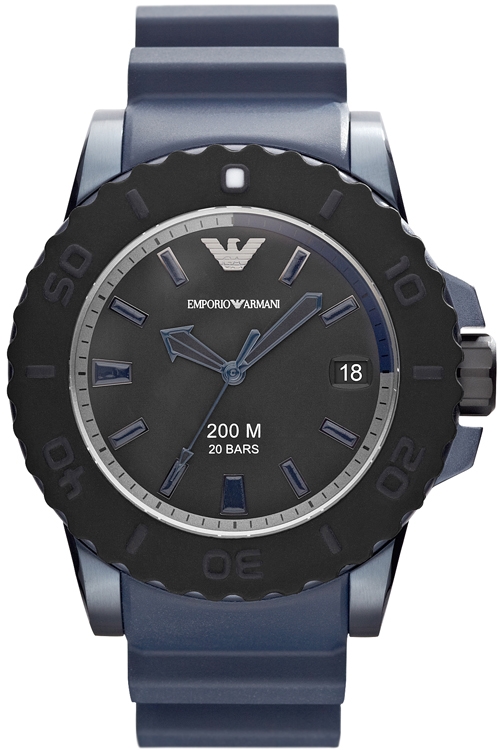 AAA 1:1 Replica Emporio-Armani Mens Watches Black Dial Quartz 46MM AR6100 Watch