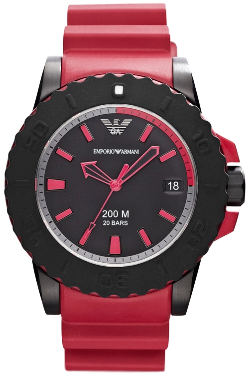 AAA 1:1 Replica Emporio-Armani Mens Watches Black Dial Quartz 46MM AR6101 Watch