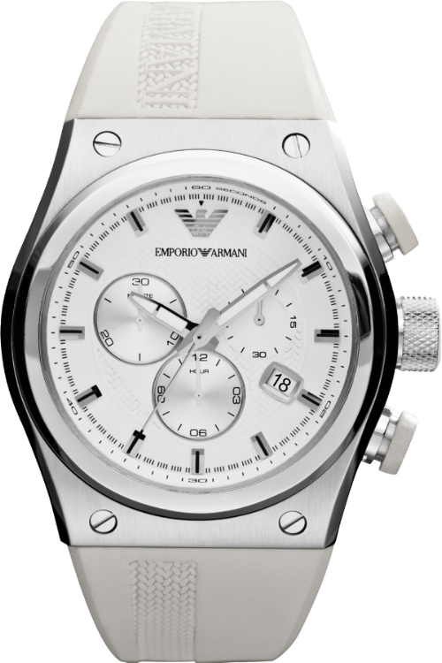 AAA 1:1 Replica Emporio-Armani-Stylesport Mens Watches White Dial Quartz 48 x 44MM AR6103 Watch