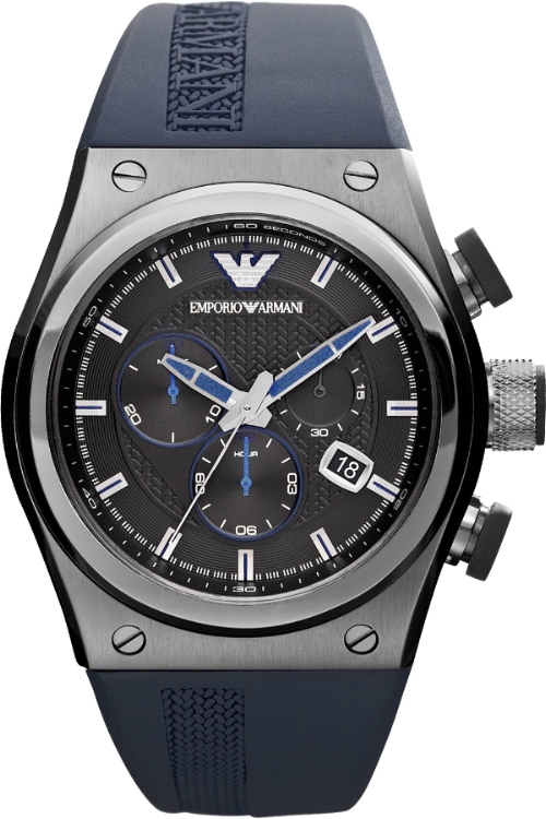 AAA 1:1 Replica Emporio-Armani-Stylesport Mens Watches Black Dial Quartz 48 x 44MM AR6104 Watch