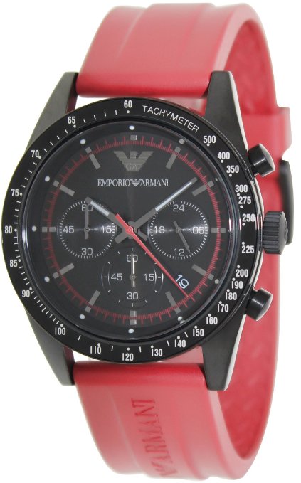 AAA 1:1 Replica Emporio-Armani-Sportivo Mens Watches Black Dial Quartz 43MM AR6114 Watch