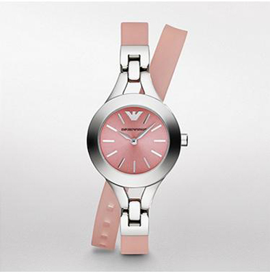 AAA 1:1 Replica Emporio-Armani-Donna Ladies Watches Pink Dial Quartz 28MM AR7346 Watch