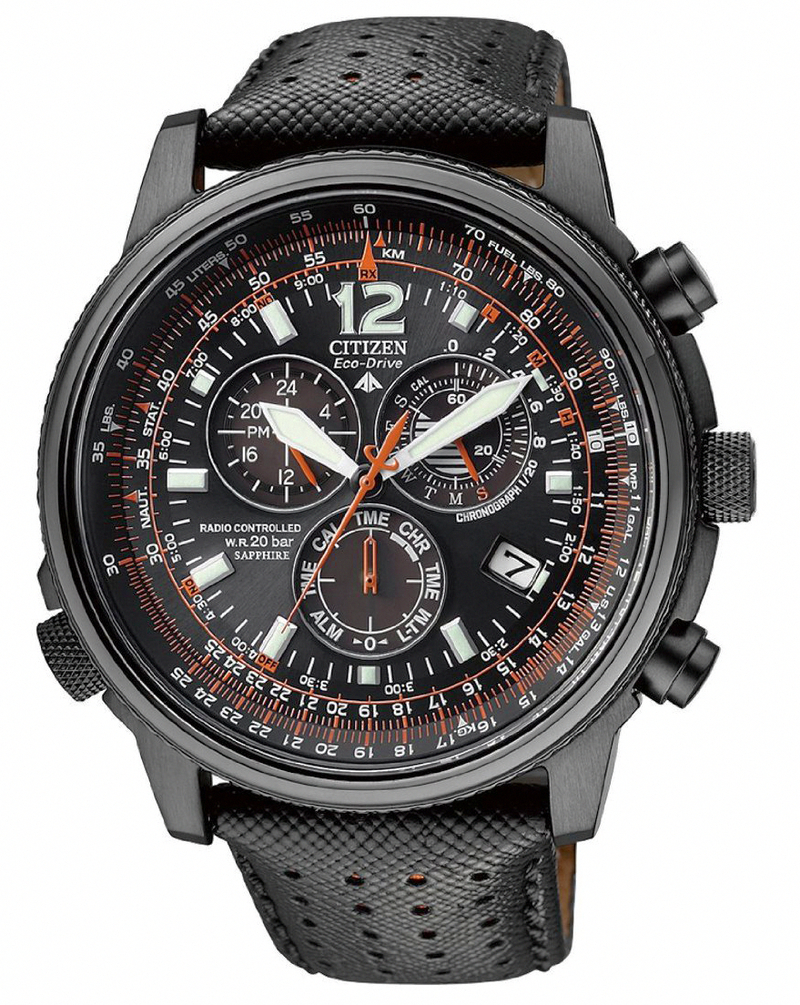 AAA 1:1 Replica Citizen-Eco-drive Mens Watches Black Dial Eco Drive 45MM AS4025-08E Watch