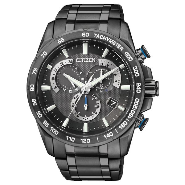AAA 1:1 Replica Citizen-Eco-drive Mens Watches Black Dial Solar 43MM AS8025-57E Watch