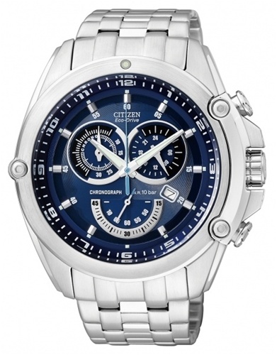 AAA 1:1 Replica Citizen-Eco-Drive Mens Watches Blue Dial Solar 46MM AT0788-52L Watch
