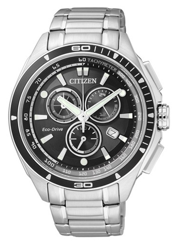 AAA 1:1 Replica Citizen-Eco-Drive Mens Watches Black Dial Eco-Drive Never needs a battery 42MM AT0956-50E Watch