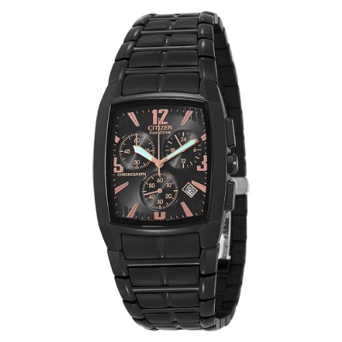 AAA 1:1 Replica Citizen-Eco-Drive Mens Watches Black Dial Eco-Drive 32MM AT2007-55E Watch
