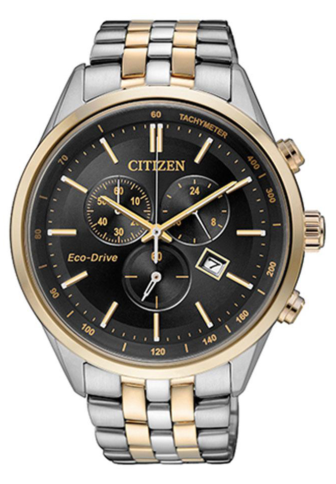 AAA 1:1 Replica Citizen-Eco-drive Mens Watches Black Dial Eco Drive 42MM AT2144-54E Watch