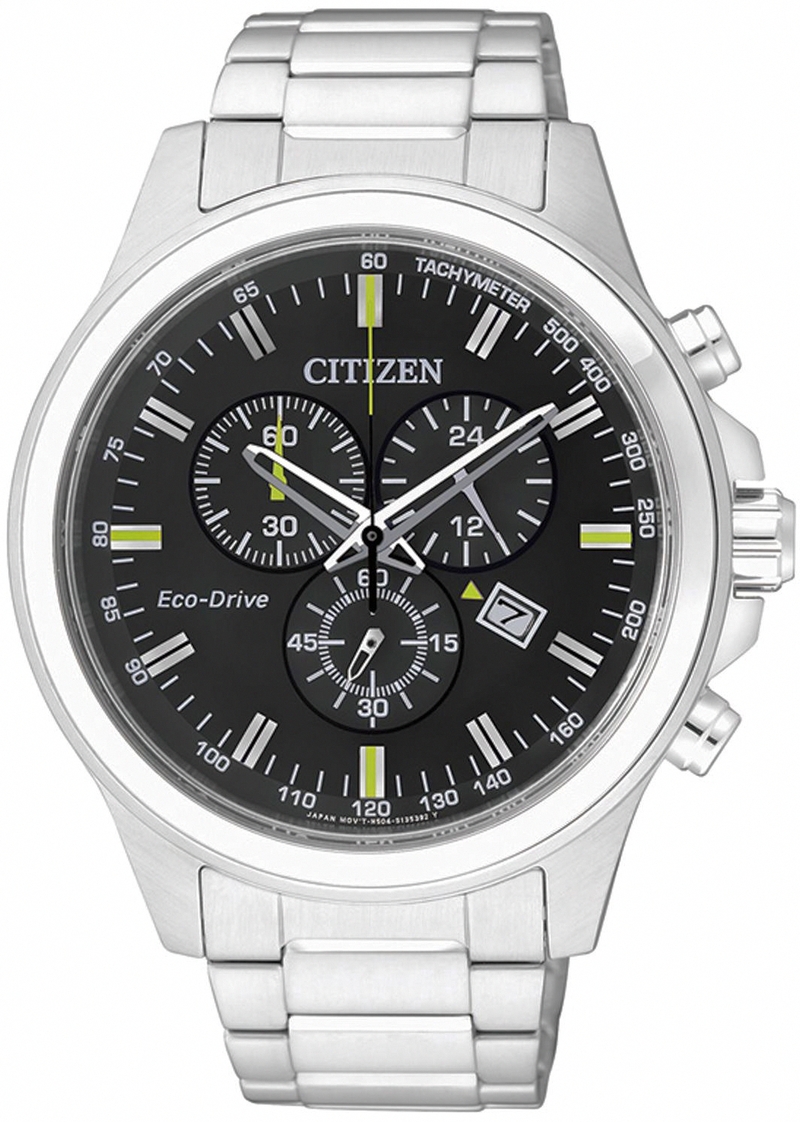 AAA 1:1 Replica Citizen-Eco-drive Mens Watches Black Dial Eco Drive 43MM AT2310-57E Watch