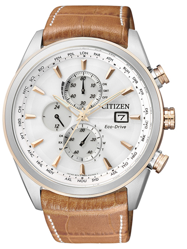 AAA 1:1 Replica Citizen-Eco-drive Mens Watches White Dial Eco Drive 43MM AT8017-08A Watch