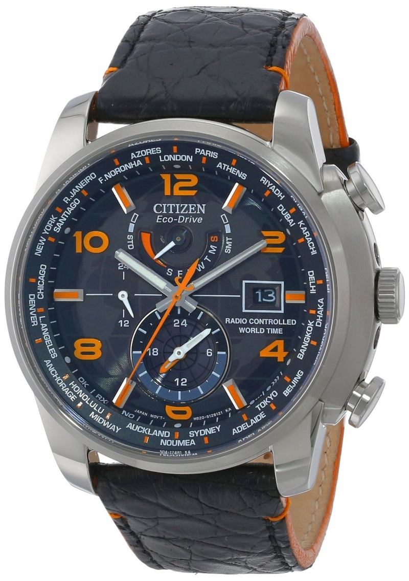 AAA 1:1 Replica Citizen-Eco-drive Mens Watches Black Dial Eco Drive 43MM AT9010-28F Watch