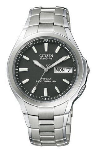 AAA 1:1 Replica Citizen-Japan-Domestic-Attesa Mens Watches Black Dial Solar Quartz (Solar Radio) 39MM ATD53-2792_japan Watch