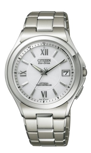 AAA 1:1 Replica Citizen-Japan-Domestic-Attesa Mens Watches White Dial Solar Quartz (Solar Radio) 40MM ATD53-2842_japan Watch