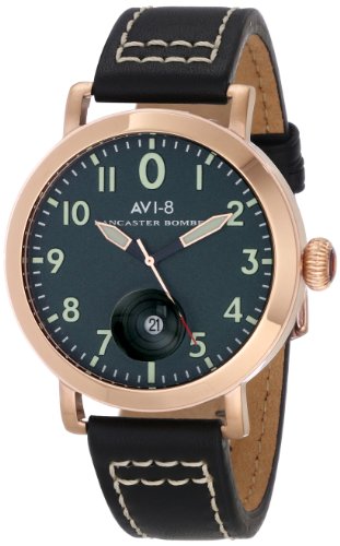 AAA 1:1 Replica Avi-8-Lancaster-Bomber Mens Watches Green Dial Quartz 44MM AV-4020-05 Watch