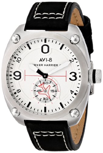 AAA 1:1 Replica Avi-8-Hawker-Harrier-Ii Mens Watches White Dial Quartz 45MM AV-4026-01 Watch