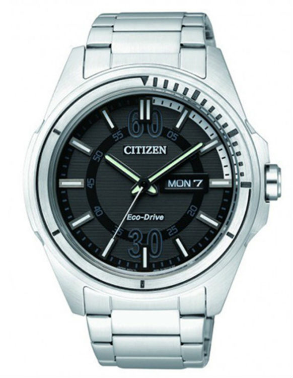 AAA 1:1 Replica Citizen-Eco-drive Mens Watches Black Dial Eco Drive 44MM AW0030-55E Watch