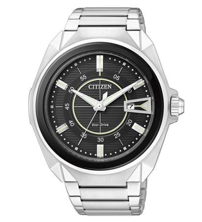 AAA 1:1 Replica Citizen-Eco-Drive Mens Watches Black Dial Eco Drive 43MM AW1021-51E Watch