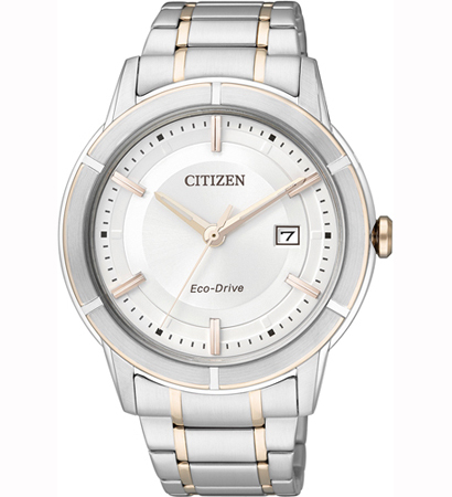 AAA 1:1 Replica Citizen-Eco-Drive Mens Watches White Dial Eco Drive 44MM AW1084-51A Watch