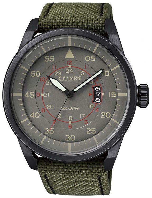 AAA 1:1 Replica Citizen-Eco-drive Mens Watches Gray Dial Eco Drive 45MM AW1365-01H Watch