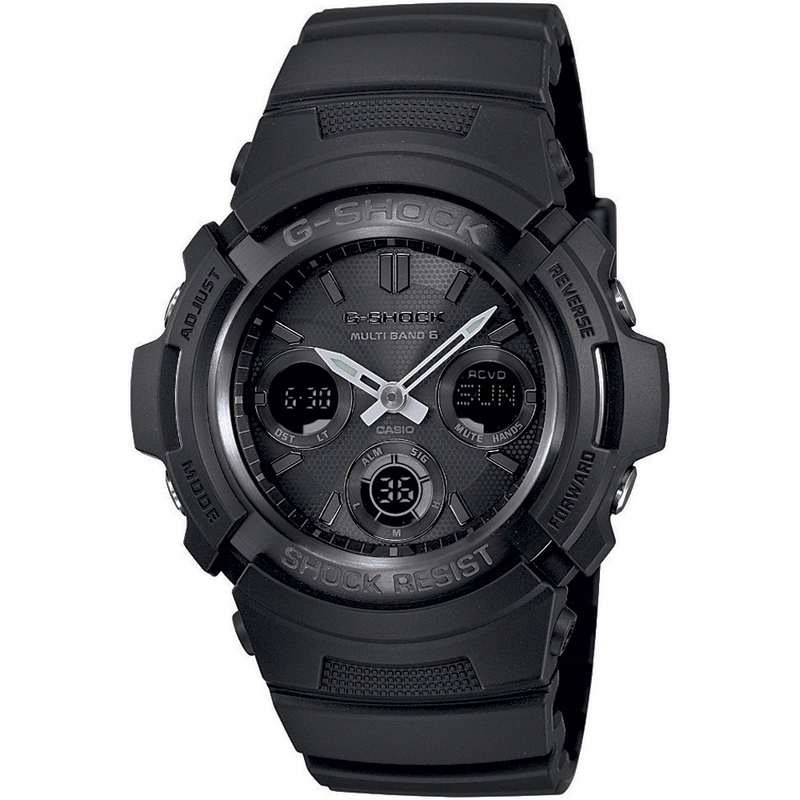 AAA 1:1 Replica Casio-G-shock Mens Watches Black Dial Solar 52 x 46.4MM AWG-M100B-1A Watch