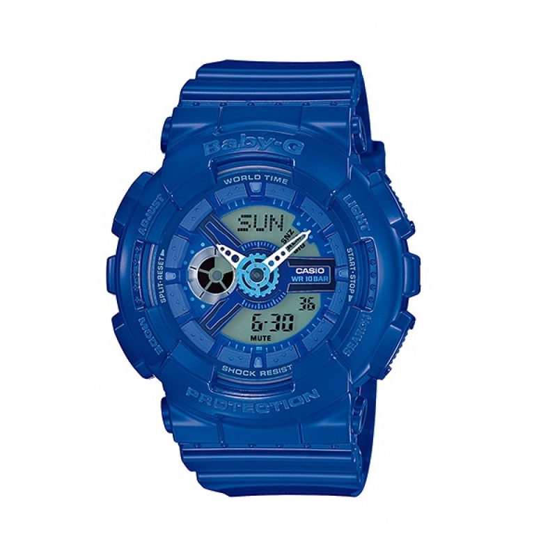 AAA 1:1 Replica Casio-Baby-g Ladies Watches Silver Dial Quartz 43.4MM BA-110BC-2A Watch