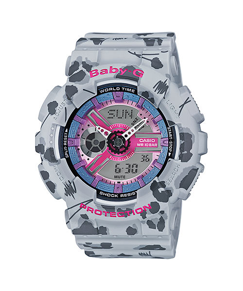 AAA 1:1 Replica Casio-Baby-g Ladies Watches Dial Quartz 46.3 x 43.4MM BA-110FL-8A Watch