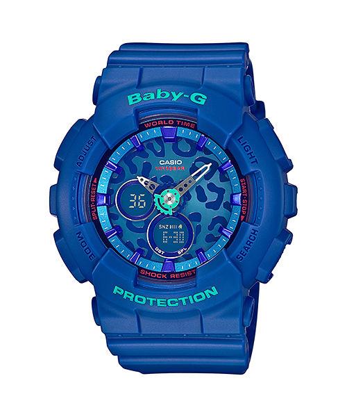 AAA 1:1 Replica Casio-Baby-g Ladies Watches Blue Dial Quartz 46.3 x 43.4MM BA-120LP-2A Watch