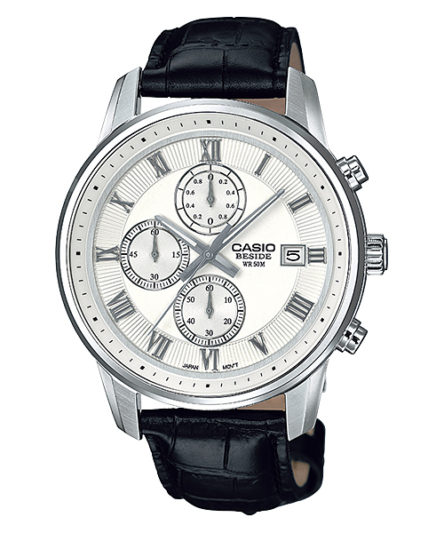 AAA 1:1 Replica Casio-Beside Mens Watches White Dial Quartz 42MM BEM-511L-7A Watch