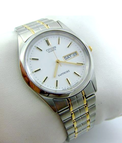 AAA 1:1 Replica Citizen Mens Watches White Dial Quartz 38MM BF0500-64A Watch