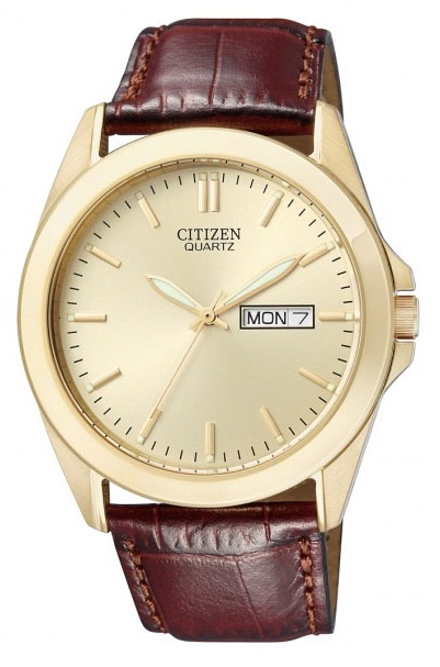 AAA 1:1 Replica Citizen Mens Watches Beige Dial Quartz 39MM BF0582-01P Watch