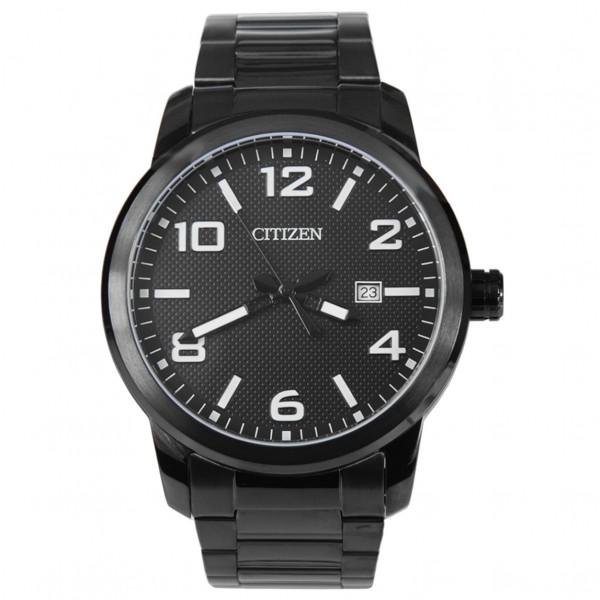 AAA 1:1 Replica Citizen Mens Watches Black Dial Quartz 42MM BI1025-53E Watch