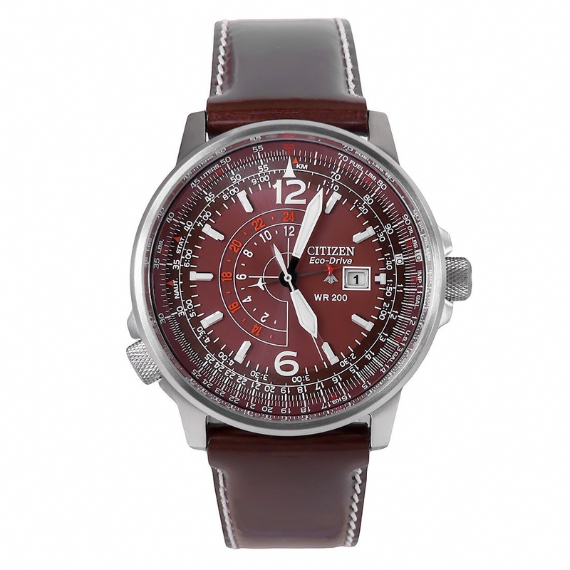 AAA 1:1 Replica Citizen-Promaster Mens Watches Brown Dial Eco-Drive 42MM BJ7010-17W Watch