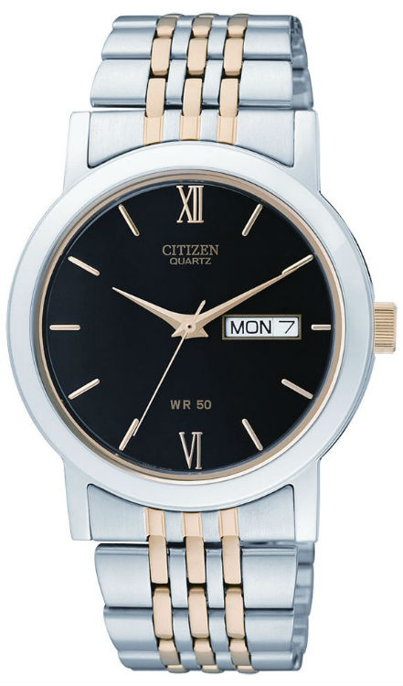 AAA 1:1 Replica Citizen Mens Watches Black Dial Quartz 36MM BK4054-53F Watch