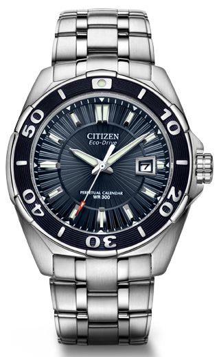 AAA 1:1 Replica Citizen-Eco-drive Mens Watches Blue Dial Eco Drive 43MM BL1258-53L Watch