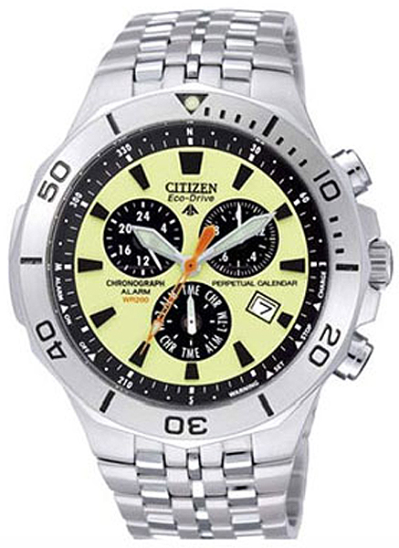 AAA 1:1 Replica Citizen-Promaster Mens Watches Yellow Dial Solar 45MM BL5280-61W Watch