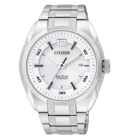 AAA 1:1 Replica Citizen-Eco-Drive Mens Watches White Dial Eco Drive 43MM BM6901-55B Watch