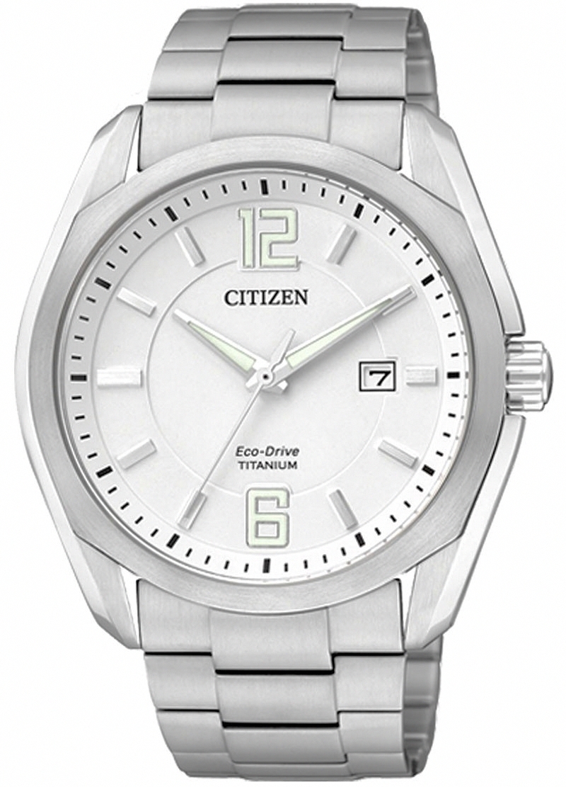 AAA 1:1 Replica Citizen-Eco-drive Mens Watches White Dial Eco Drive 43MM BM7081-51B Watch