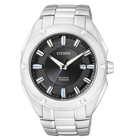 AAA 1:1 Replica Citizen-Eco-Drive Mens Watches Black Dial Eco Drive 45MM BM7130-58E Watch
