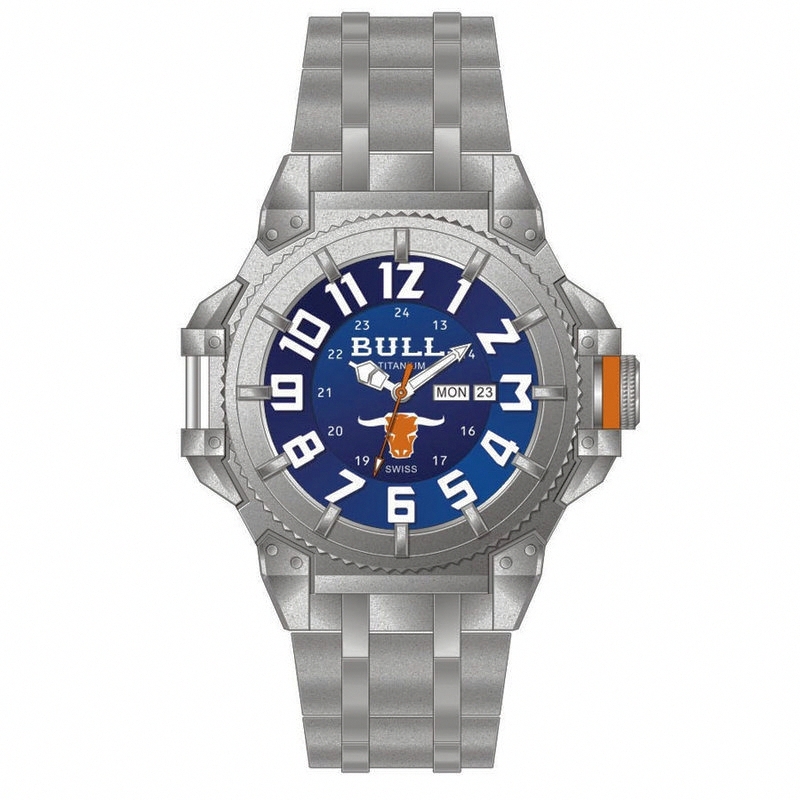 AAA 1:1 Replica Bull-Brahman Mens Watches Blue Dial Quartz BN103 Watch