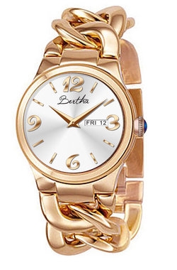 AAA 1:1 Replica Bertha-Darla Ladies Watches Silver Dial Quartz BR1904 Watch