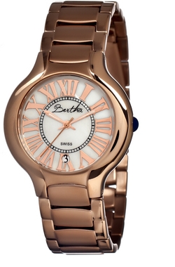 AAA 1:1 Replica Bertha-Maude Ladies Watches White Dial Quartz BR2604 Watch