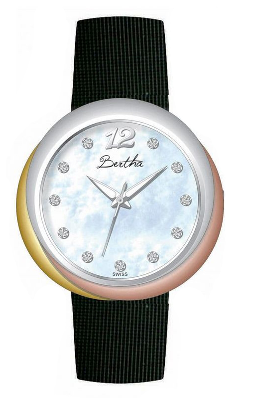 AAA 1:1 Replica Bertha-Jean Ladies Watches Mother Of Pearl Dial Quartz 39MM BR3502 Watch