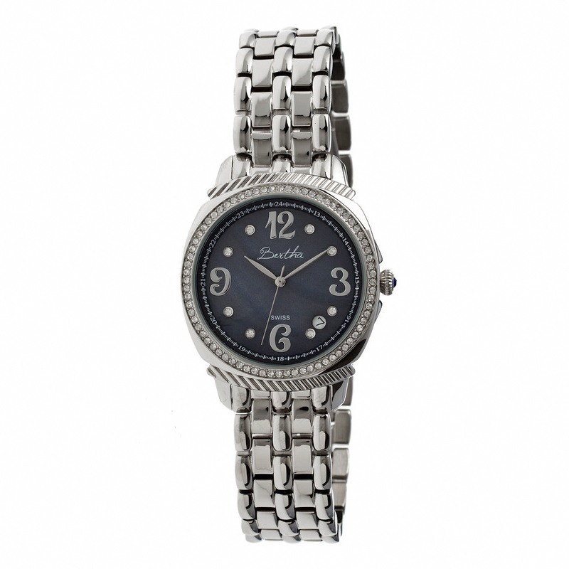 AAA 1:1 Replica Bertha-Samantha Ladies Watches Mother Of Pearl Dial Quartz 35MM BR3902 Watch